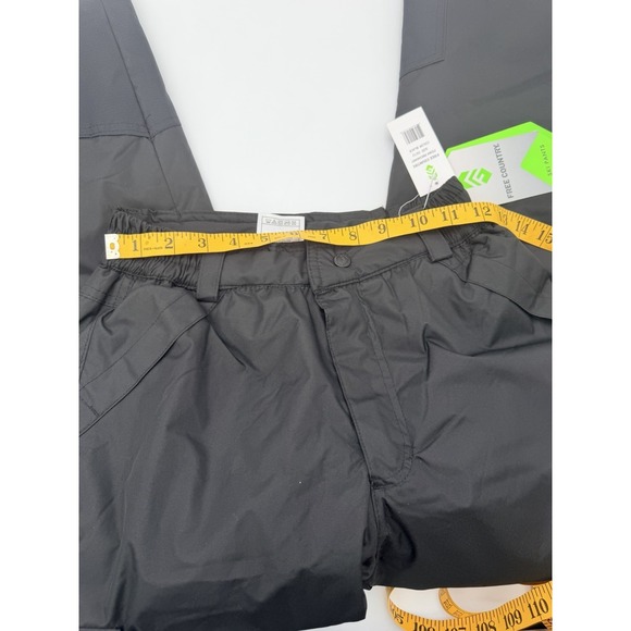 Kids Snow Pants Lot 2 Black Insulated Ski Snowboarding Sz 10 12 Free Country NEW - Picture 5 of 7